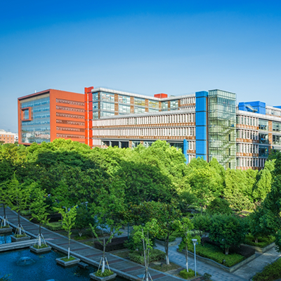 Outside view of dental school campus